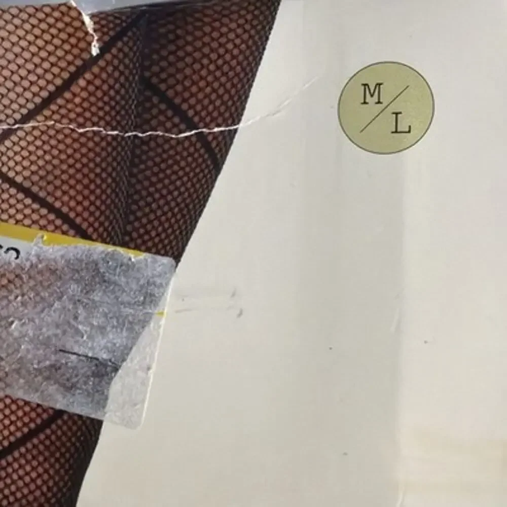 A New Day Fashion Tights Fishnet W/ Criss Cross Seam Women’s M/L